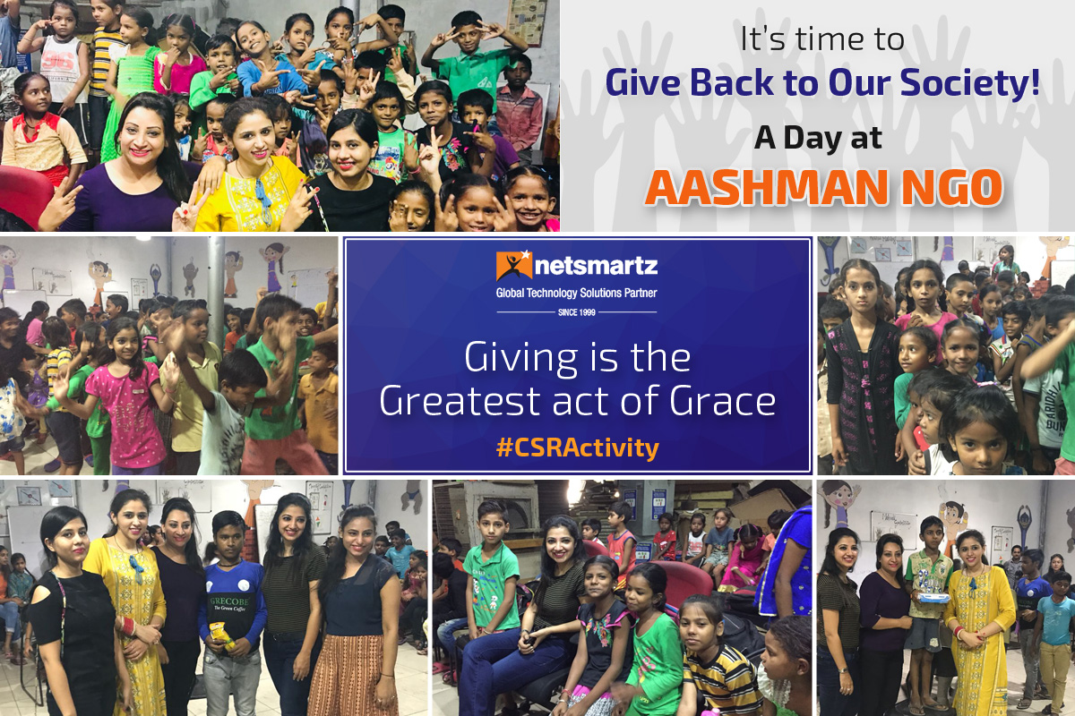 CSR Activities-Giving Back To Our Society Aashman NGO