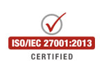 ISO/IEC 27001: 2013 Certified